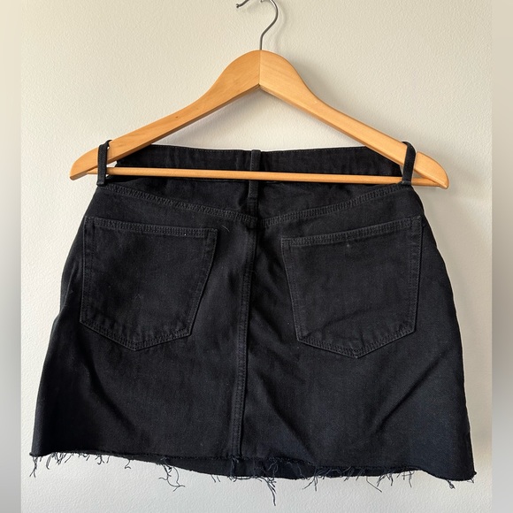 Zara black denim skirt - Picture 3 of 5